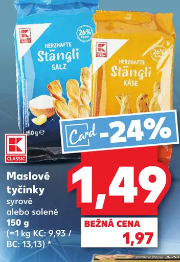 Maslové tyčinky