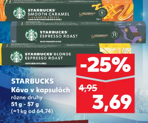 Starbucks Káva v kapsulách