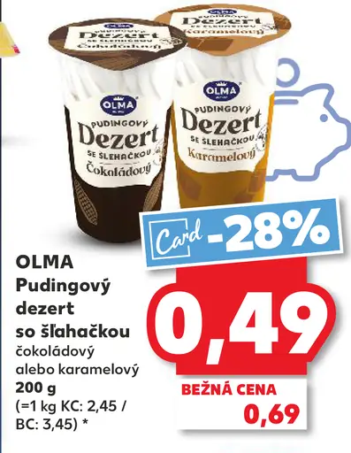 Dezert so šľahačkou