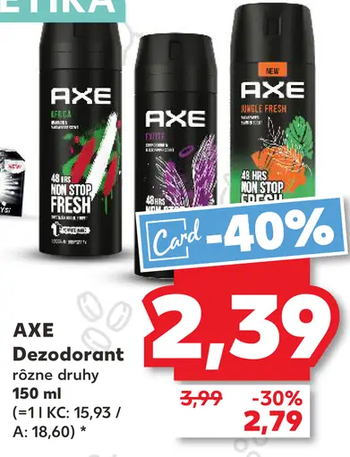 Axe dezodorant