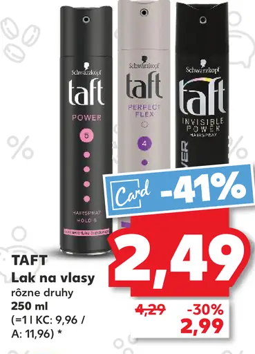 Taft Lak na vlasy