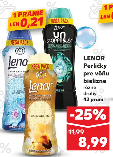 LENOR Perličky pre vôňu bielizne