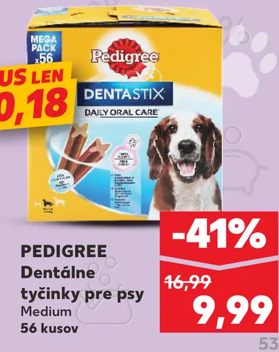 DENTALEX TYČINKY PRE PSY