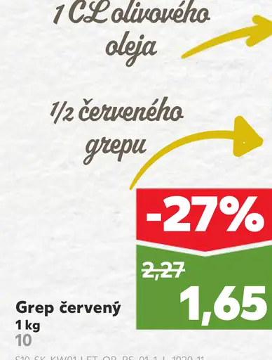 Grep červený