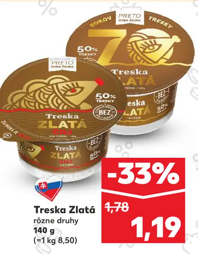 Treska Zlatá