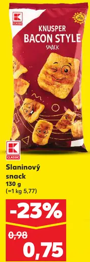 Slaninový snack