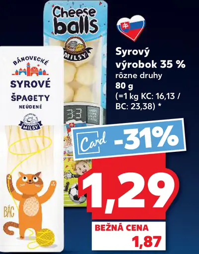 Syrový výrobok 35 %