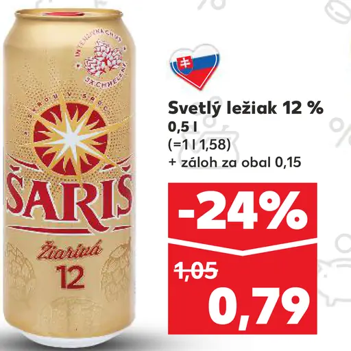 Svetlý ležiak 12 %