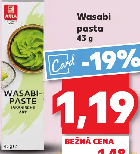 Wasabi pasta