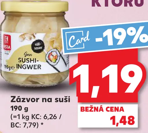 Zázvor na suši