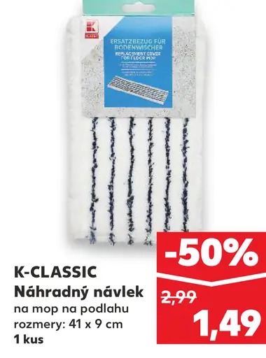 K-CLASSIC Nájhradný návlek