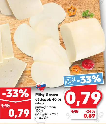 Milsy Gastro oštiepok 40 %