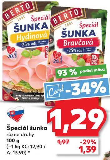 Špecial šunka hydinová