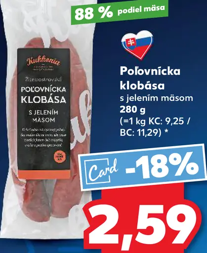 Polovnícka klobása