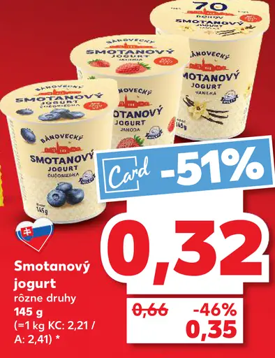 Smotanový jogurt