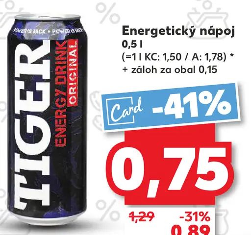 TIGER ENERGETICKÝ NÁPOJ