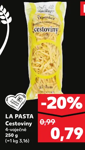 LA PASTA Cestoviny