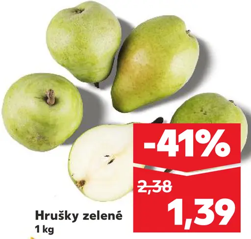 Hrušky zelené