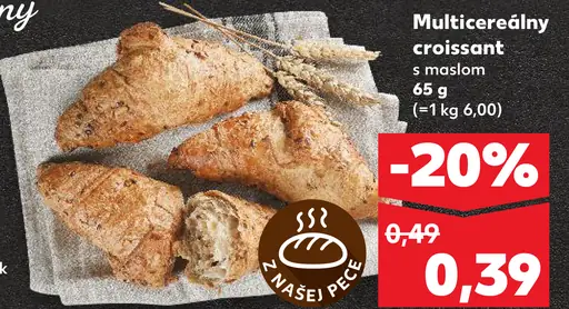 Multicereálny croissant