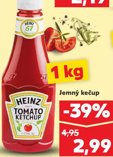 Heinz jemný kečup