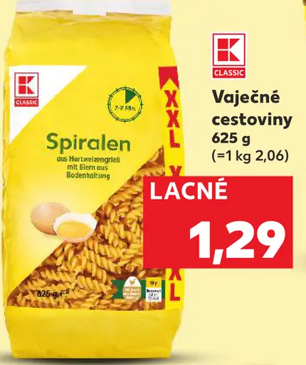 K-Classic špiralén vaječné cestoviny