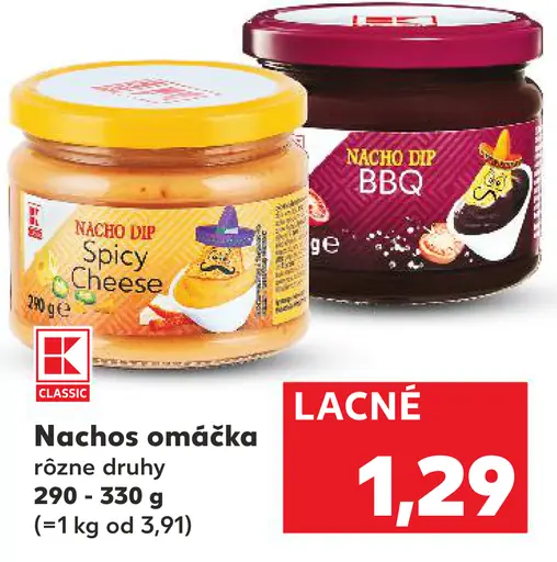 NACHO OMÁČKA Spicy Cheese