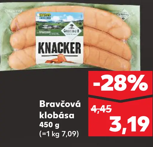 Bravčová klobása