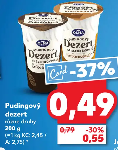 Pudingový dezert