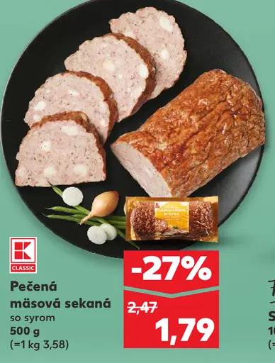 Pečená mäsová sekaná