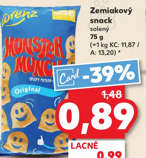 Zemiakový snack