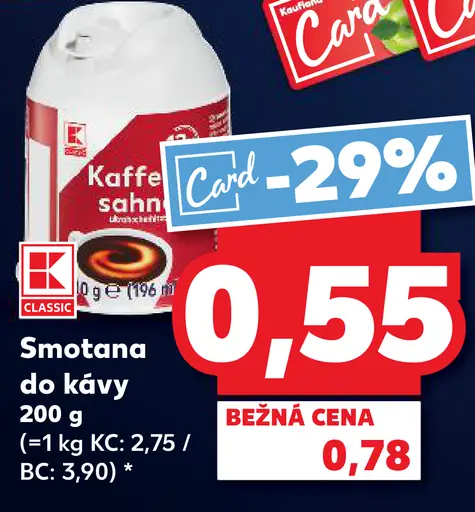 Smotana do kávy