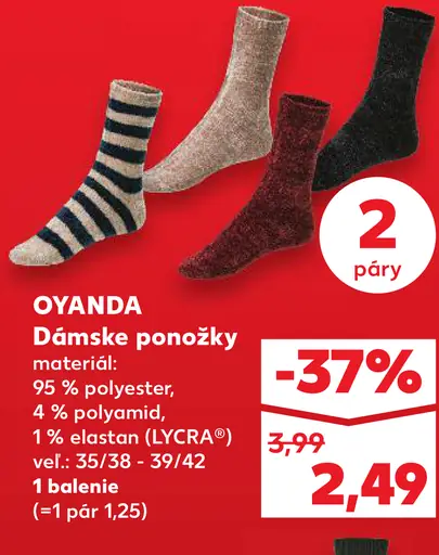 Dámske ponožky