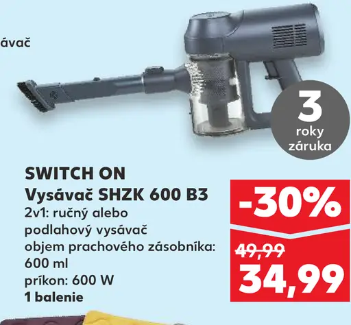 Vysávač SHZK 600 B3