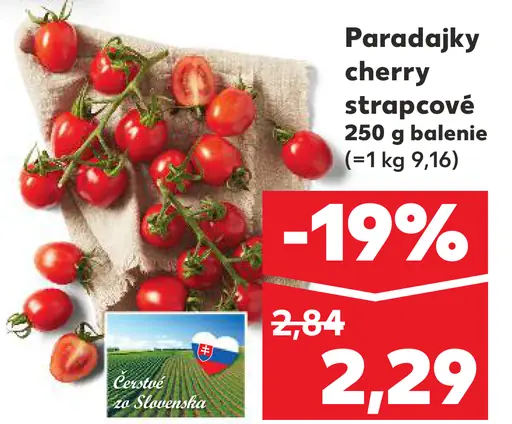 Paradajky cherry strapcové