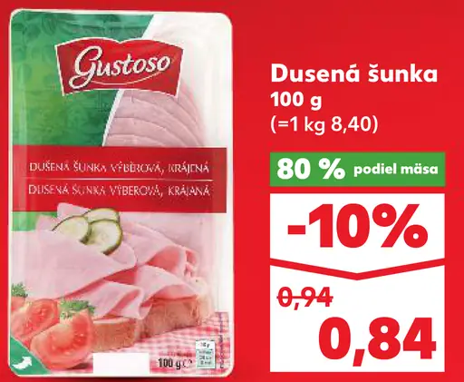 Gustoso Dušená šunka