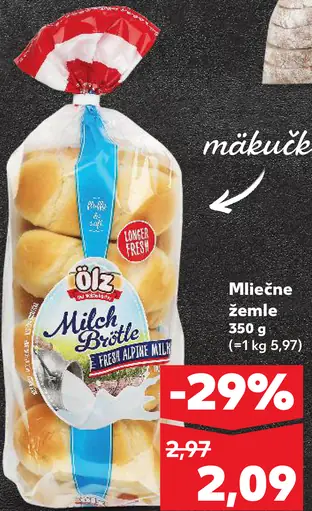 Ož Mliečne žemle