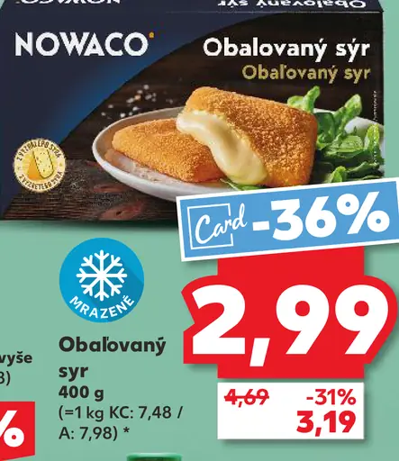 Nowaco Obalovaný syr