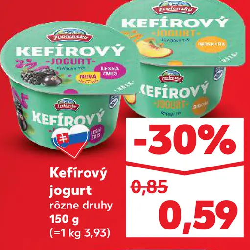 Rajo Kefírový jogurt rôzne druhy