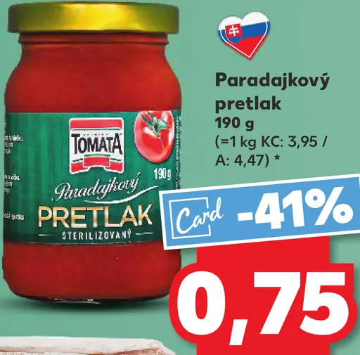 Tomata Rajčiakový pretlak