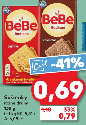 BeBe Rodinné sušienky