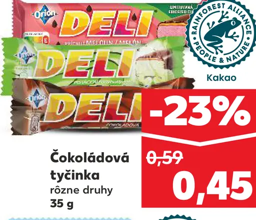 Deli Čokoládová tyčinka