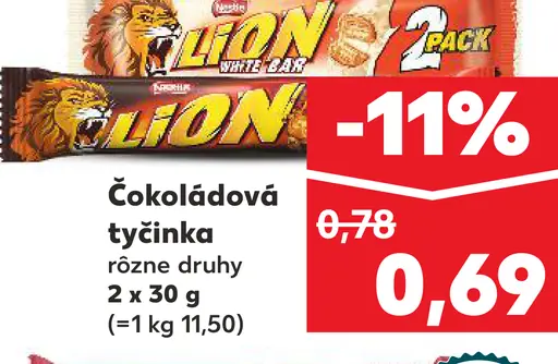 Nestlé Lion čokoládová tyčinka