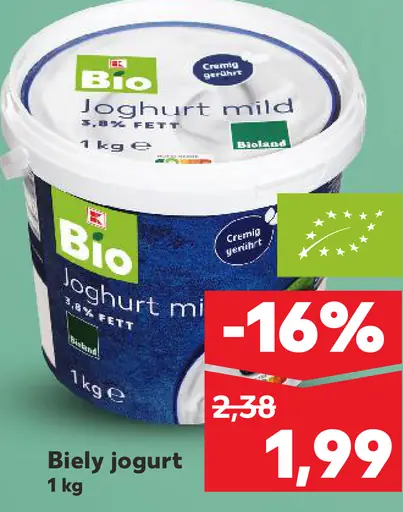 K-Bio Biely jogurt