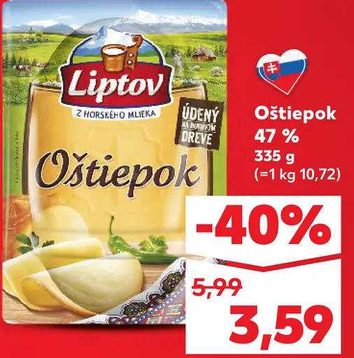 Liptov Oštiepok údený