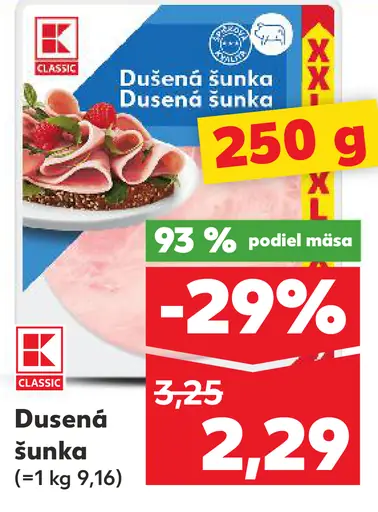 K-Classic Dusená šunka