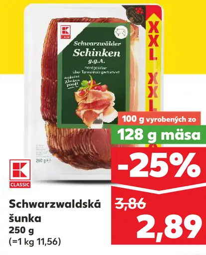 K-Classic Schwarzwaldská šunka