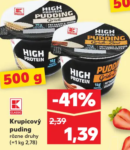 K-Classic Krupicový puding