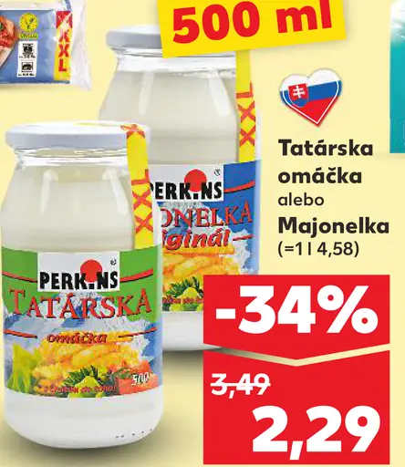 Perkins Tatárska omáčka alebo Majonézka