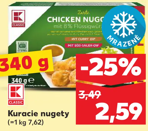 K-Classic Kuracie nuggety