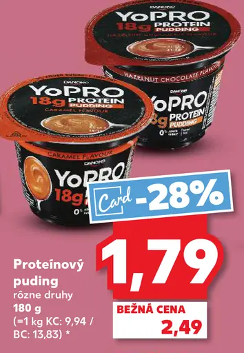 Danone YoPro Proteínový puding